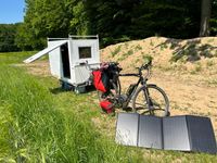 Fahrrad Wohnwagen Solar Strom tanken