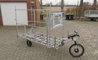 Fahrrad Wohnwagen aus Alluminium Eigenbau